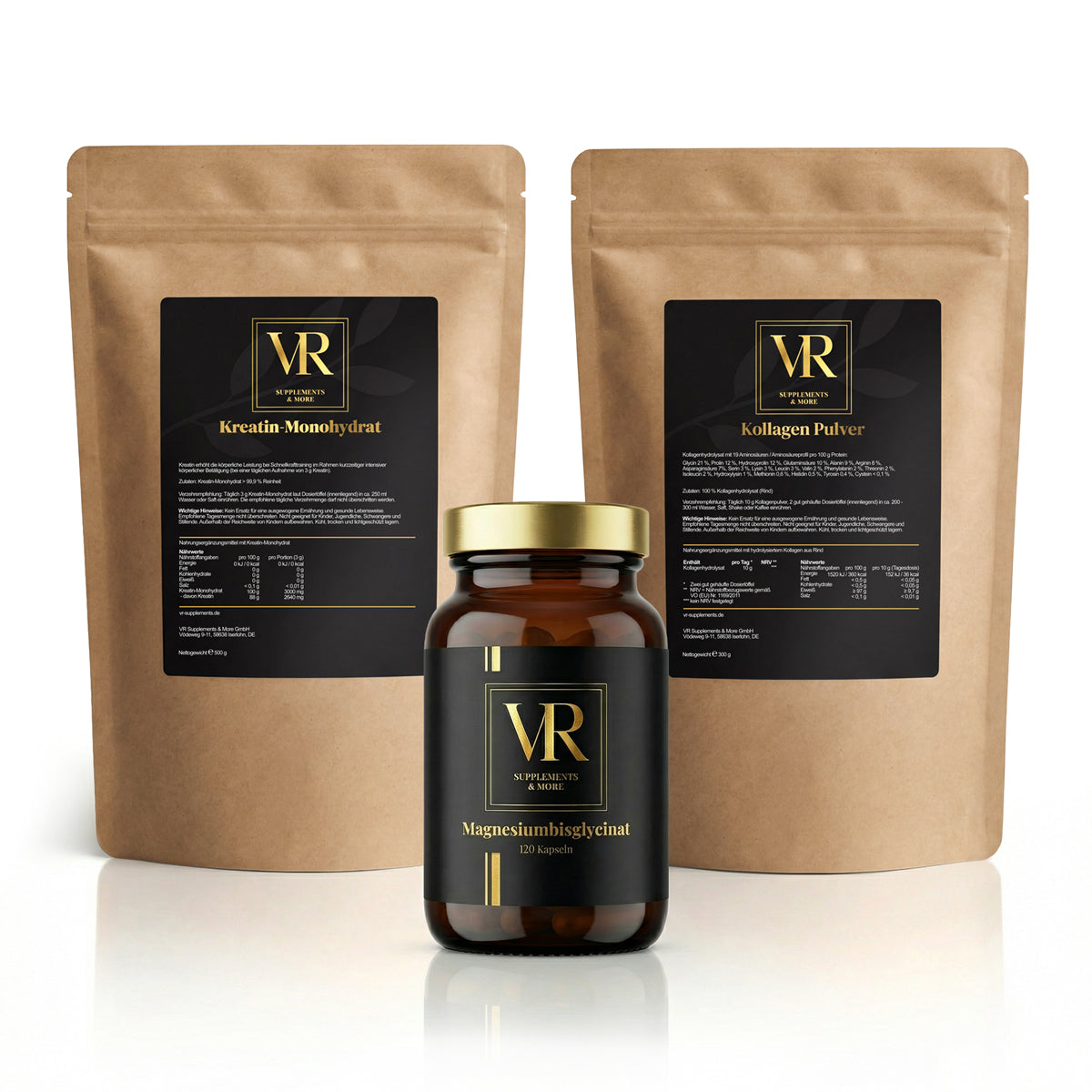 supplements aufbewahren Sport, Muskeln & Regeneration Essential – VR Supplements & More GmbH